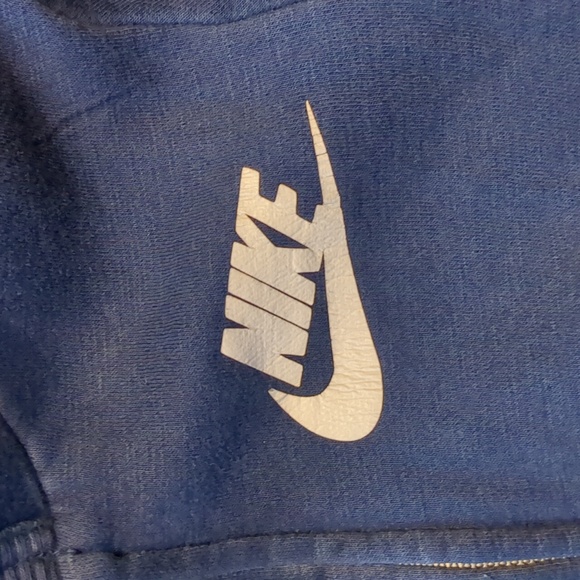 Nike Kids Dark Blue Zip-Up Hoodie - Picture 3 of 15